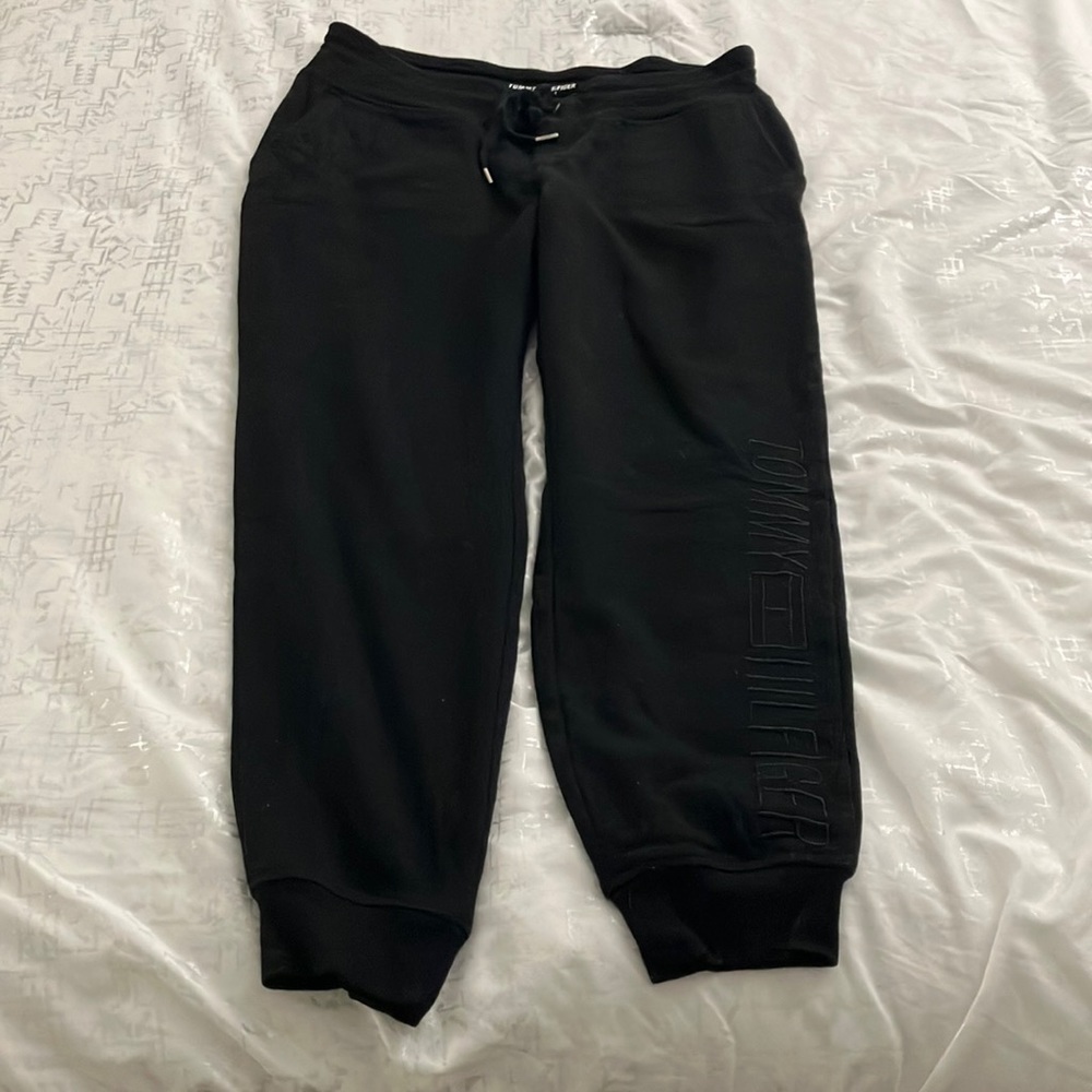 TOMMY HILFIGER SPORTS BLACK WOMEN’S PANTS SIZE M